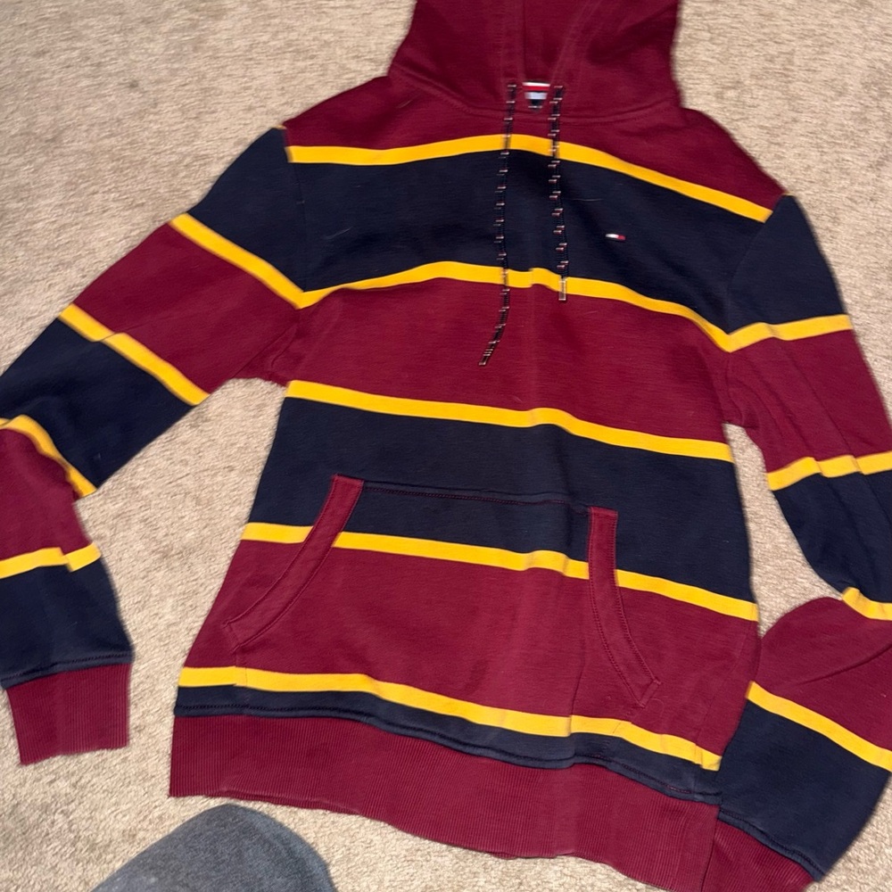 Striped Burgundy and Navy Tommy Hilfiger  s/p